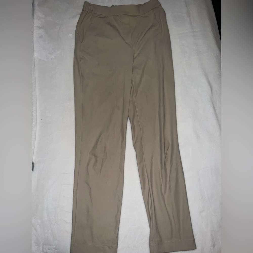 Lululemon tan stretch dress pants